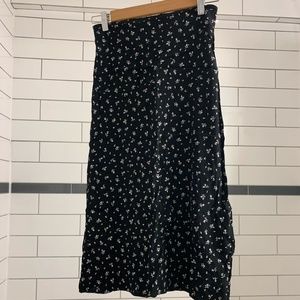 Floral Print Maxi Skirt